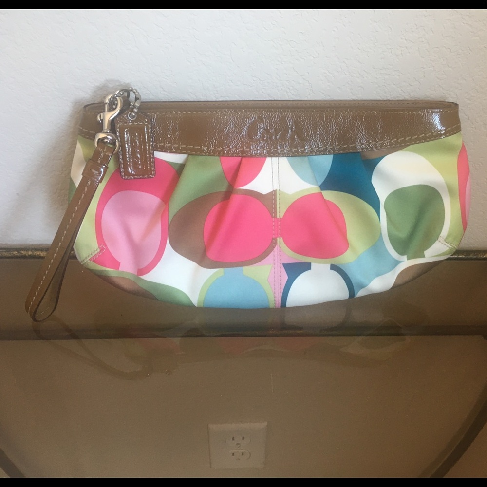 Coach Multi Color Carrier Wristle